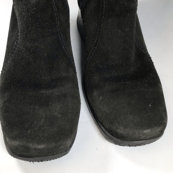 La Canadienne Black Suede Ankle Boot Winter Cold - Picture 3 of 10